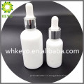Botella de gotero de goma de cristal blanca 15ML 30ML